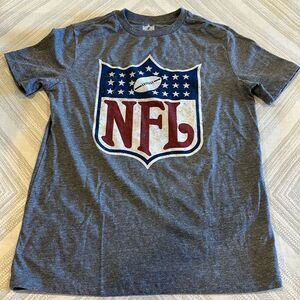 NFL Team Apparel Boys Grey Logo T-shirt